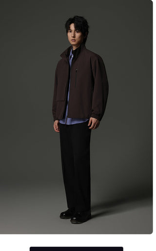 stand collar jacket