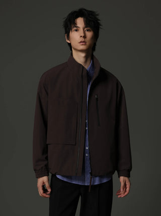 stand collar jacket