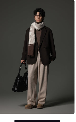 wool leisure suit