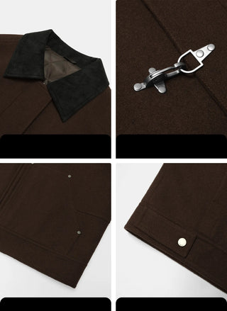 polo collar jacket