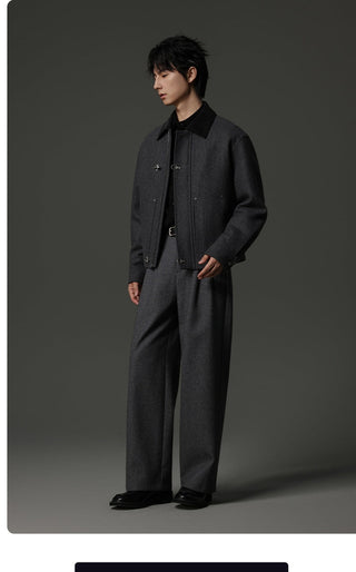 polo collar jacket