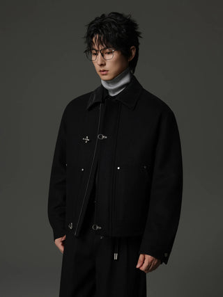 polo collar jacket