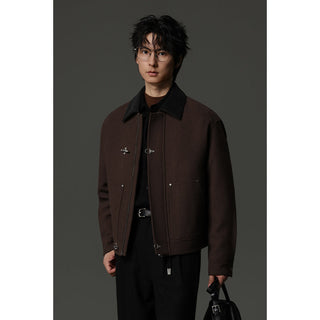 polo collar jacket