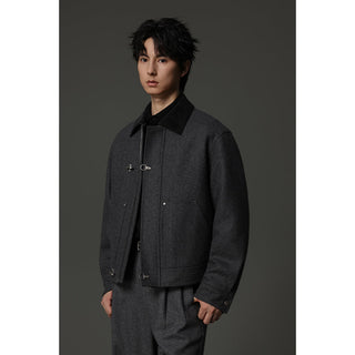 polo collar jacket