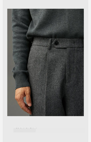 thick woolen pants