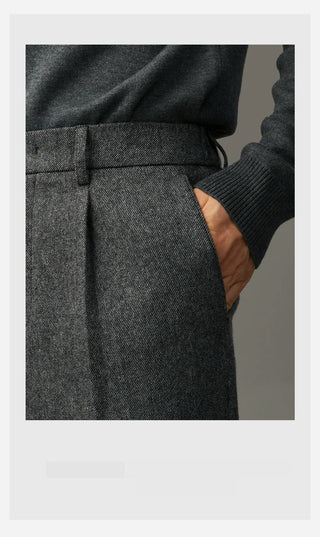 thick woolen pants