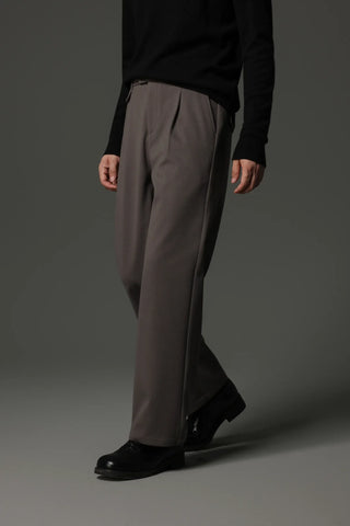 fishbone wool pants