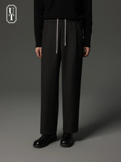 knit denim pants