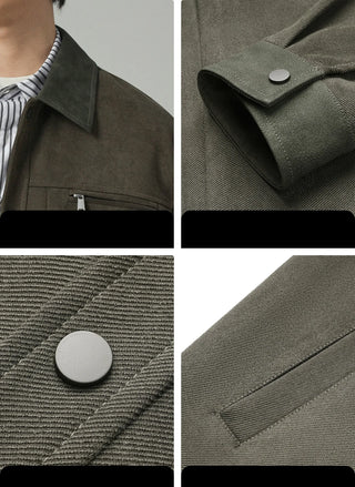 workwear lapel jacket