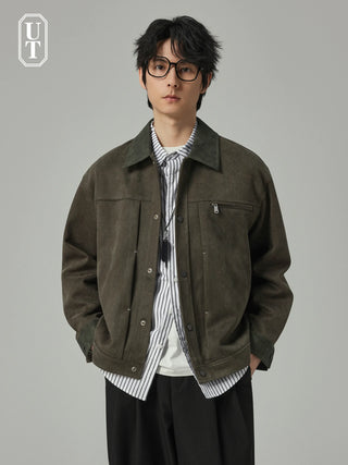 workwear lapel jacket