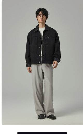 workwear lapel jacket