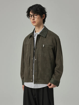 workwear lapel jacket