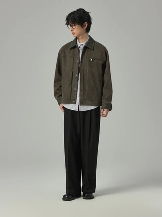 workwear lapel jacket