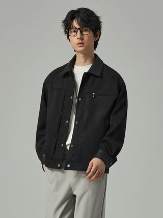 workwear lapel jacket