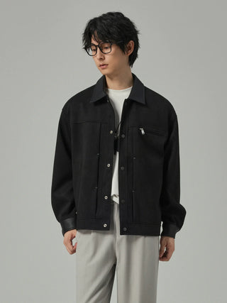 workwear lapel jacket