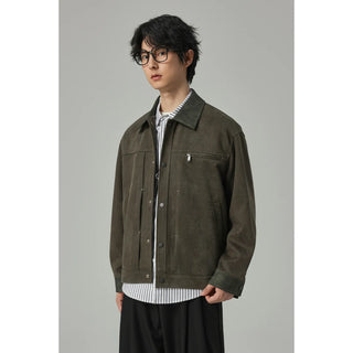 workwear lapel jacket