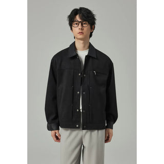 workwear lapel jacket