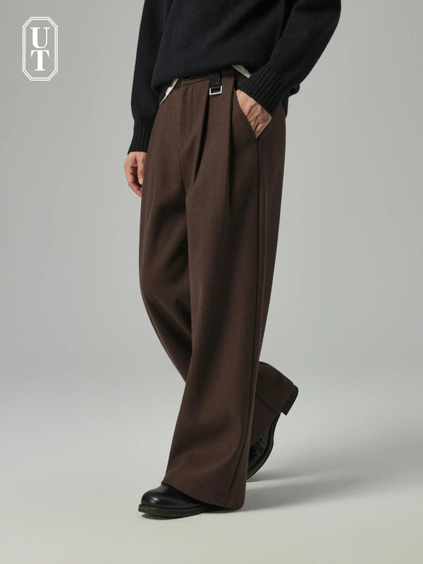 wool casual pants