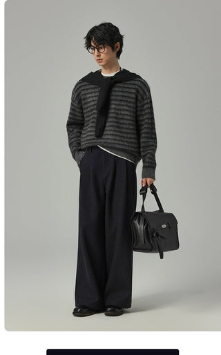 wool casual pants