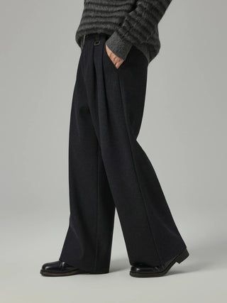 wool casual pants