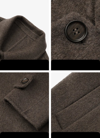 woven wool coat