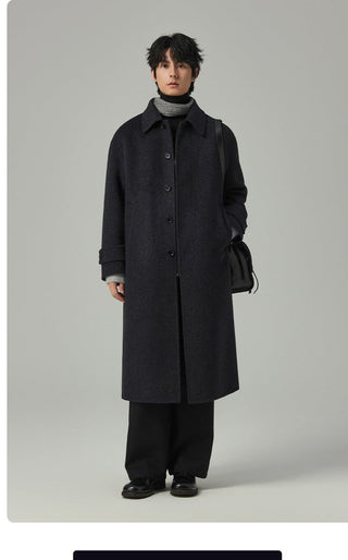 woven wool coat