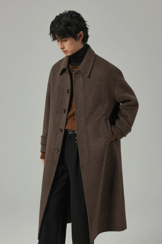 woven wool coat