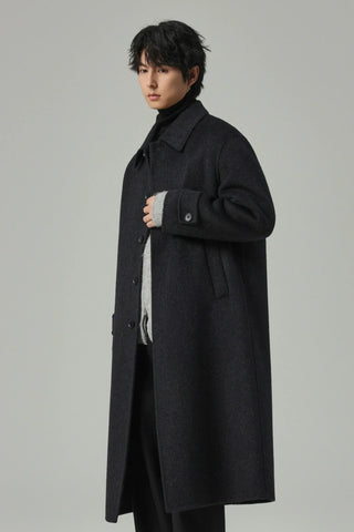 woven wool coat