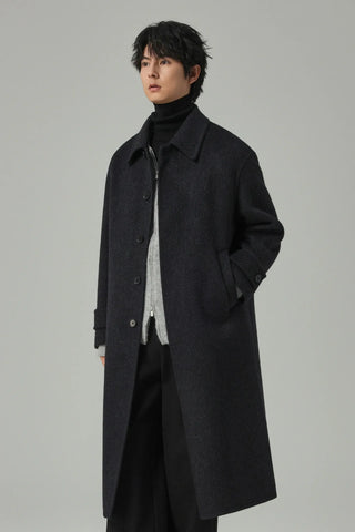 woven wool coat