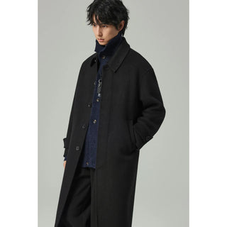 woven wool coat