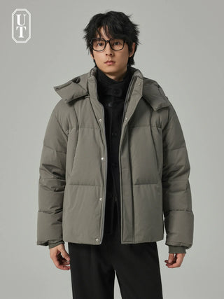hooded down jacket