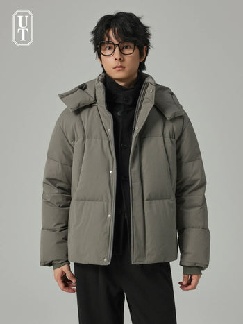 hooded down jacket