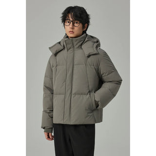hooded down jacket