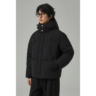 hooded down jacket