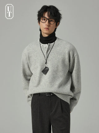 henry collar knitwear