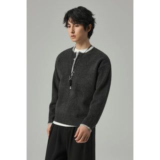 henry collar knitwear