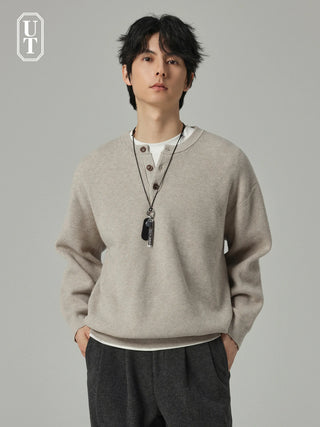 henry collar sweater