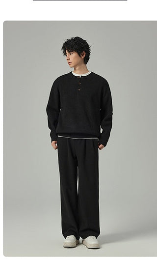 henry collar sweater