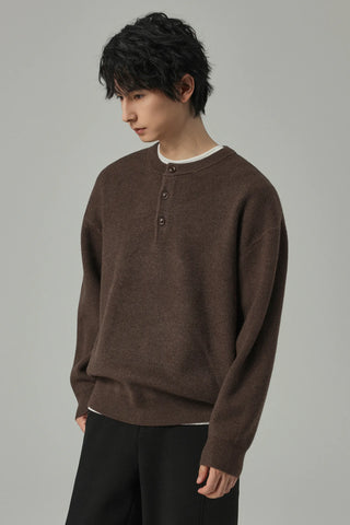 henry collar sweater