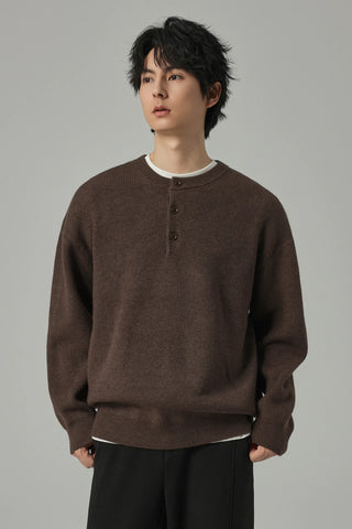 henry collar sweater