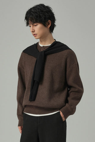 henry collar sweater