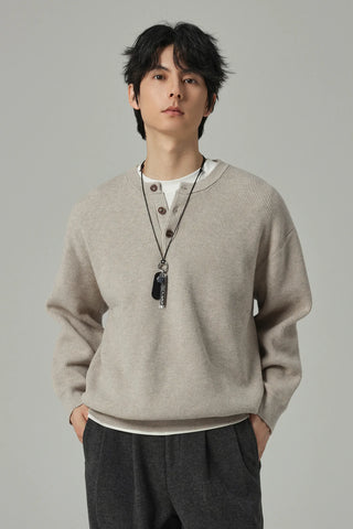 henry collar sweater