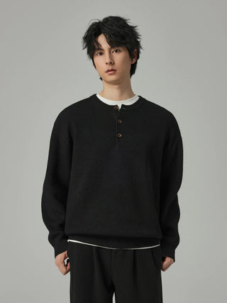 henry collar sweater