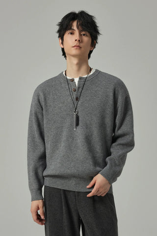 henry collar sweater