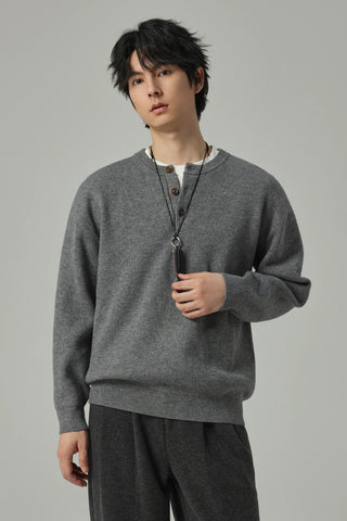 henry collar sweater