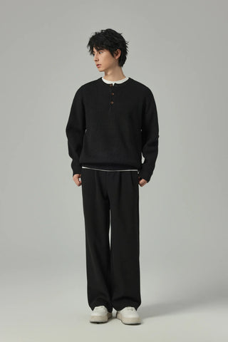 henry collar sweater