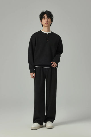 henry collar sweater