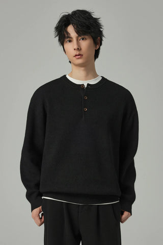 henry collar sweater
