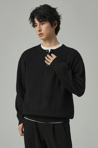 henry collar sweater