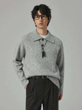 lapel knitwear